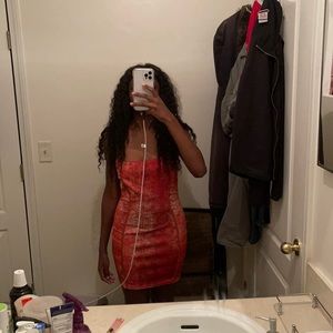 small snakeskin dress